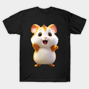 Cute Animal Characters Art 7 -hamster pup- T-Shirt